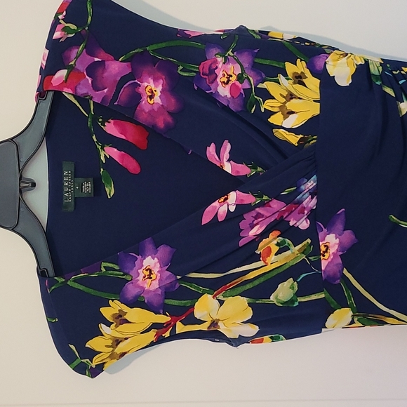 Floral Bodycon Dress with Side Ruching - Picture 2 of 6